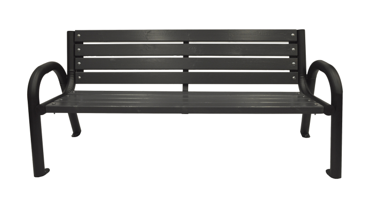 2 Ławka Primario z oparciem 100 cm szary.png