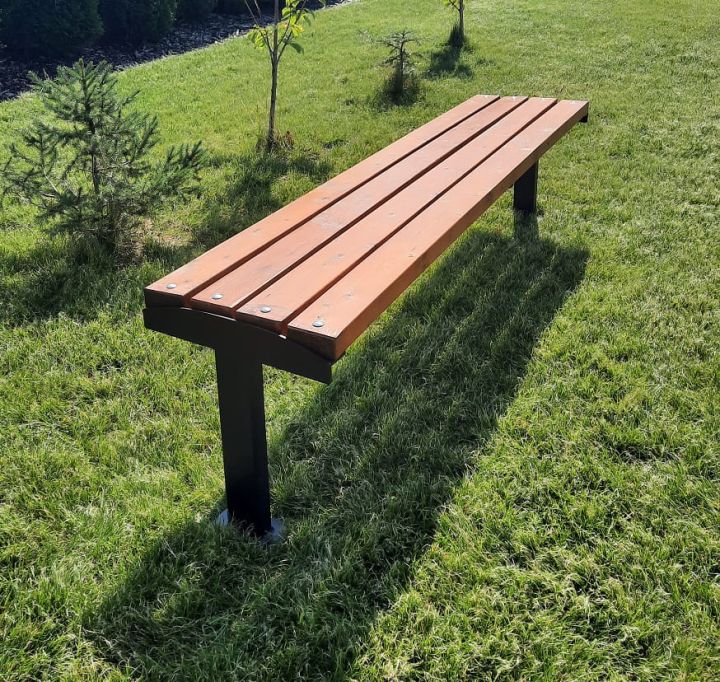 Ławka primario poznańska bez oparcia