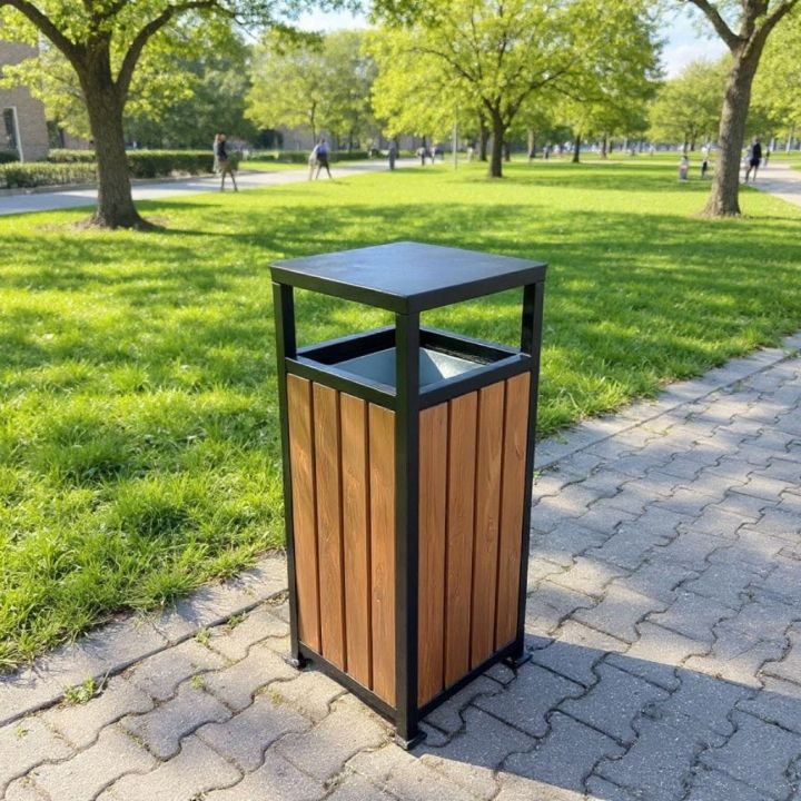 Kosz do parku kwadrat z uchylnym daszkiem 45 l (2).jpg