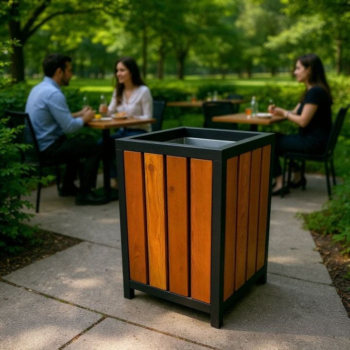 Kosz na śmieci kwadrat z ramą miejski parkowy osiedlowy (4).jpg