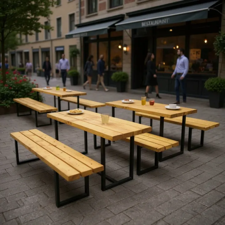 Picknick-Set mit Tisch und zwei Bänken.jpg