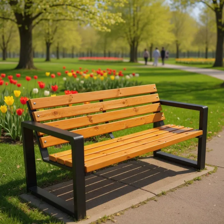 Große Parkbank 200 cm, polnischer Hersteller