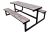 Senioren-Picknicktisch HPL 150 cm