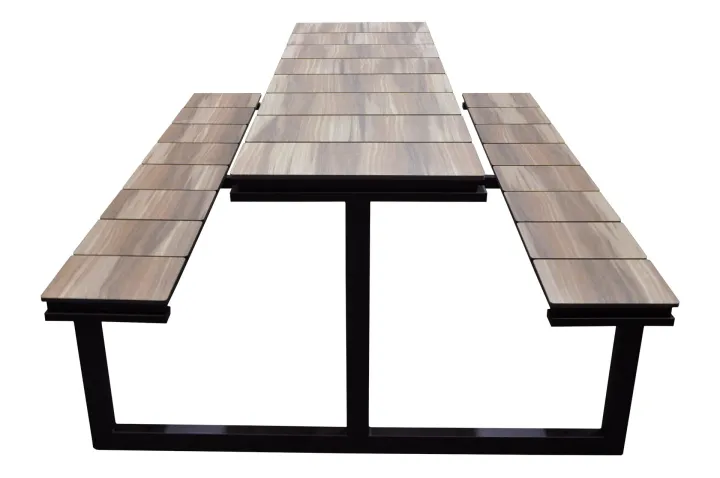Senioren-Picknicktisch HPL 150 cm